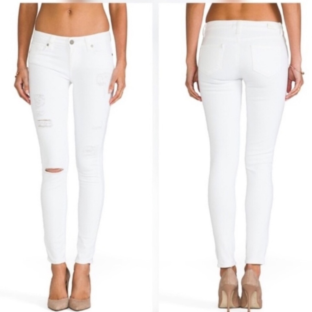 Paige Verdugo Ultra Skinny Jeans - White